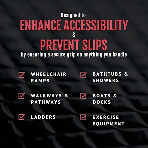 CATTONGUE GRIPS Non-Abrasive Grip Tape Wrap - 4” Thick Heavy-Duty, Waterproof Anti-Slip Tape for Wrapping Tools, Bats, Gym Equipment - Indoor & Outdoor Anti-Slip Solution (Glow in The Dark, 30ft)