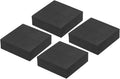 PATIKIL Rubber Anti-Vibration Pads, 4 Pcs Square Vibration Isolation Mats 1.97" x 1.97" x 0.6" for HVAC, Air Conditioner, Air Compressor, Washer, Dryer, Black