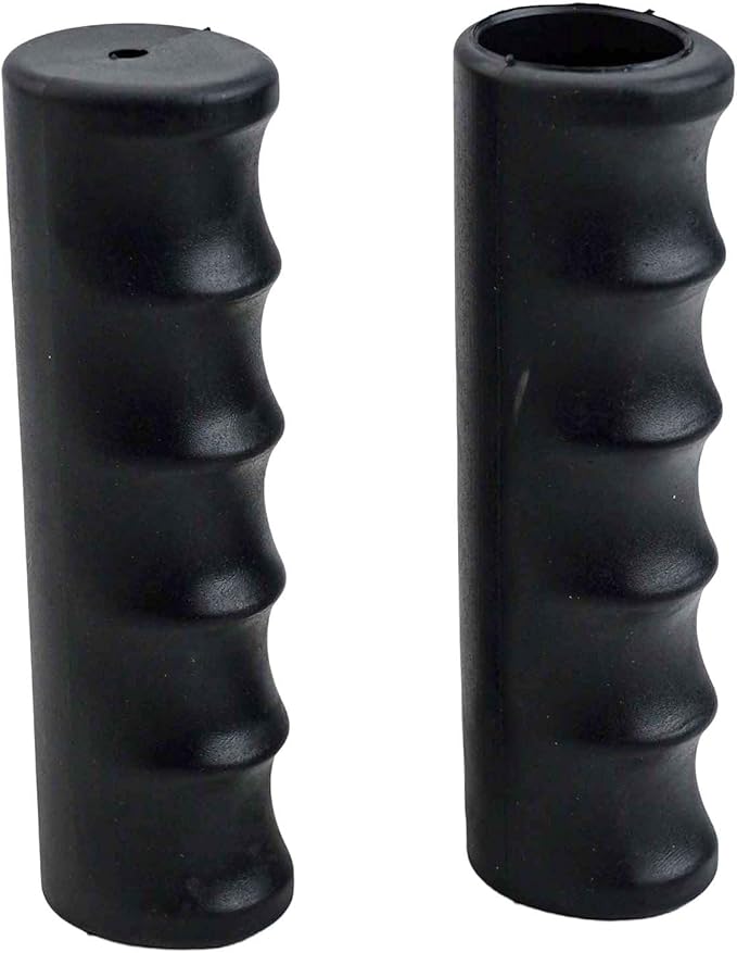 2 Pcs Rubber Wheelbarrow Handle Grips for 22-30mm Round Tubes, Non Slip Heavy Duty Replacement Wheelbarrow Handles, Garden Cart Handle Covers, Anti Skid and Shock Absorption(118 x 26mm)