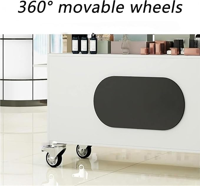 Outdoor Vendor Cart, Portable Cart with Canopy, Commercial Business Mobile Street Food Vendor Carts, Foldable Vending Stand Kiosk Display Trolley with Canopy for Markets (Pink)