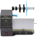 U.S. Solid Automatic Label Dispenser for Long Rolls and Fanfold Labels - Translucent and Opaque - Adjustable Speed - Core Sizes 1", 1.5", 3" - Width 0.2-7 in - Max. Roll 11 in