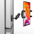 Universal Fridge Mount for iPad, Magnetic Tablet Holder with Metal Arm, Magnetic Base for Refrigerator/Kitchen/Shelf/Gym Compatible with 4-13" iPad Pro Air Mini, Phone, Galaxy Z Fold