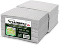 FLASHDRY Heavy Duty Oil Absorbent Pads - 300GSM/4mm (200 Pack, 17.5"x13.5") - Oil-Only Spill Pads for Garage, Marine, Automotive & Industrial Use - Fast Absorbing, Unsinkable, Cut to Size
