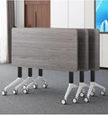 Conference Table Foldable Meeting Tables, Mobile Training Table with Wheels, Flip Top Rolling Seminar Meeting Tables for Office,Meeting Room,classr