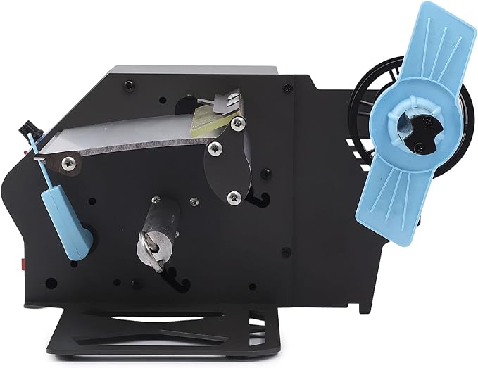 U.S. Solid Automatic Label Dispenser for Rolls and Fanfold Labels - Translucent and Opaque - Adjustable Speed - Core Sizes 1", 1.5", 3" - Width 0.2-7 in - Length 0.2 in-∞