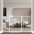 Fairy Baby Extra Wide Baby Gates 53-57.5 inch, Auto Close Child Safety Gates for Stairs Banister Doorways Hallway,Indoor Safety Child Gates for Kids or Pets