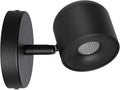 Aisilan Modern Adjustable Wall Sconce Bedside Wall Light Fixture Black LED Reading Light Ceiling Spot Light Warm White CRI 97