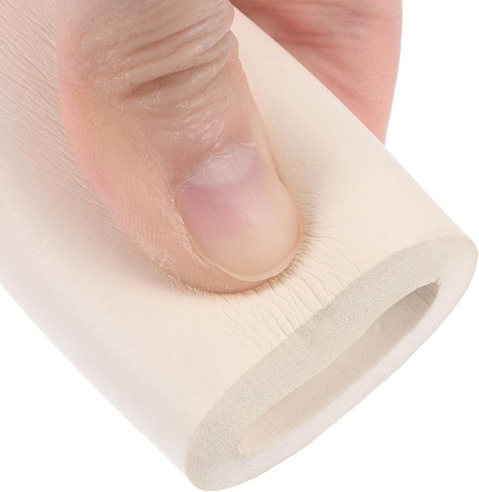 uxcell Foam Tubing for Handle Grip Support, 22mm ID 32mm OD 1m Length White