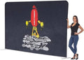 Custom Straight Tension Fabric Display Backdrop, Step and Repeat Backdrops for Events, Trade Show Display Backdrop Booth (Graphic with Stand, 10x8ft Single Sided Print)