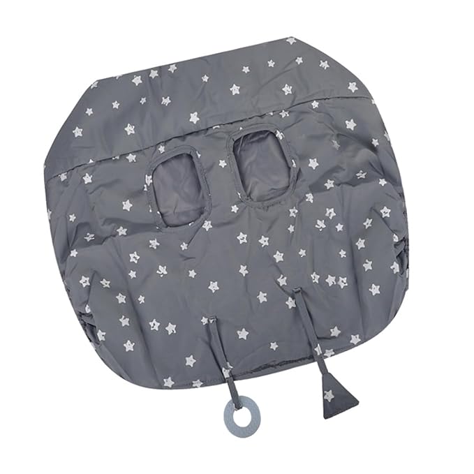 Foldable Portable Infant Shopping Cart Cover with 360 Protections for High Chairs and Restaurants Easy to Baby High Chair Replacement Part