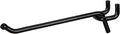 Presa Heavy Duty Black Steel Peg Board Shelving Hooks, 4-Inch, 50-Pack