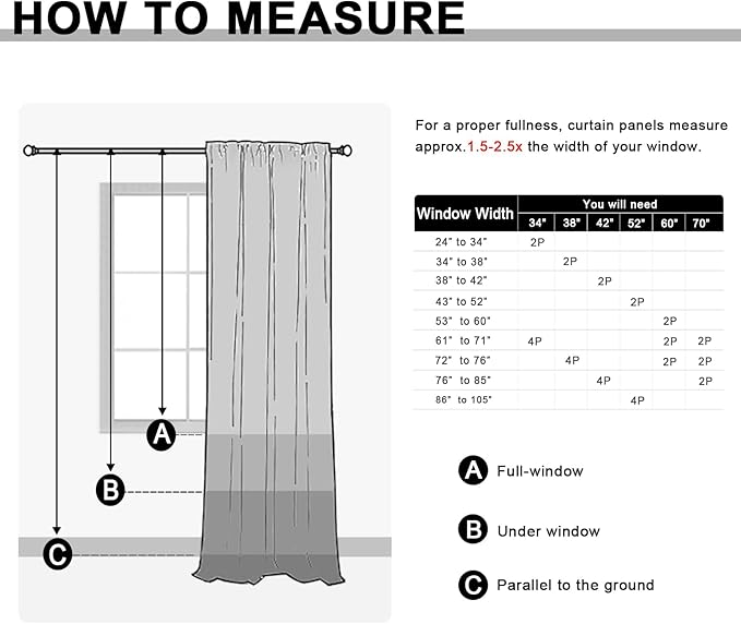 JIUZHEN Blackout Curtains for Bedroom - 60 Inch Extra Wide Thermal Insulated Room Darkening Privacy Soundproof Curtains for Living Room, Set of 2 Panels with Tiebacks, 60 x 84 inches, Navy Blue