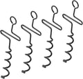 4lots Tent Pegs Beach Canopies Stake High Strengths Steel Anchors for Camping Travel Beach Tent