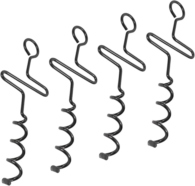 4lots Tent Pegs Beach Canopies Stake High Strengths Steel Anchors for Camping Travel Beach Tent