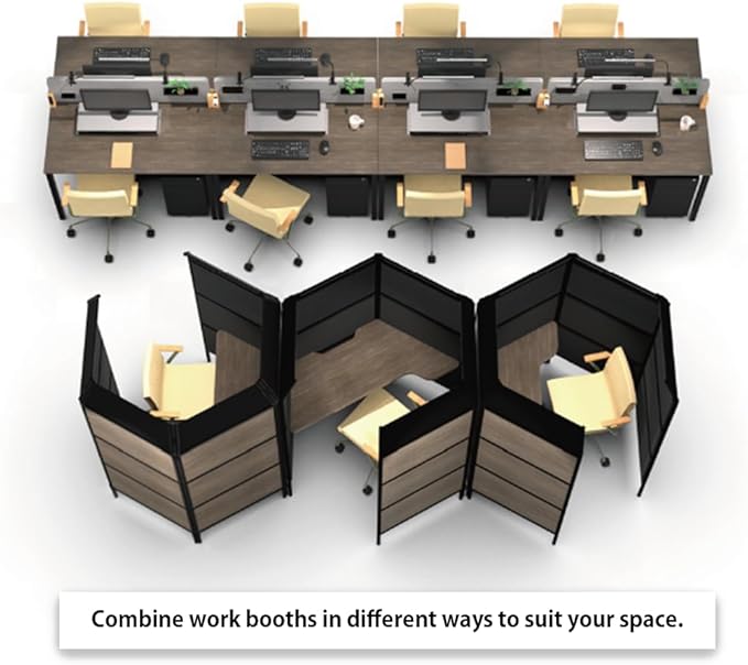 Work Booth, Private Workstation, Room Divider, Office Pod, Partition, Acoustic Booth, Office Desk, Office Room, Private Cubicle, Made in Taiwan