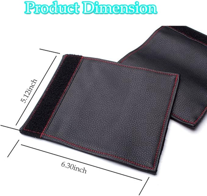 Car Grab Handle Cover,Soft Car Handle Protector,Car Grip Gloves, PU Leather Material,Interior Accessories for Most Cars,2Pcs