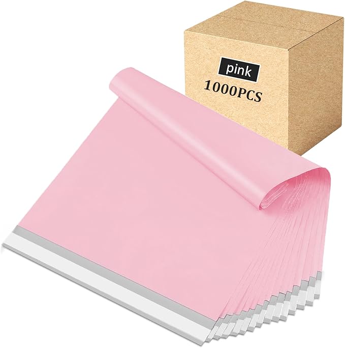 10x13" Poly Mailers 1000PCS, 5-Layer Self-Seal Waterproof Shipping Bags for Clothes, Books, Mailing, E-commerce Packaging,Tear-Proof Shipping Envelopes Poly Bags for Business