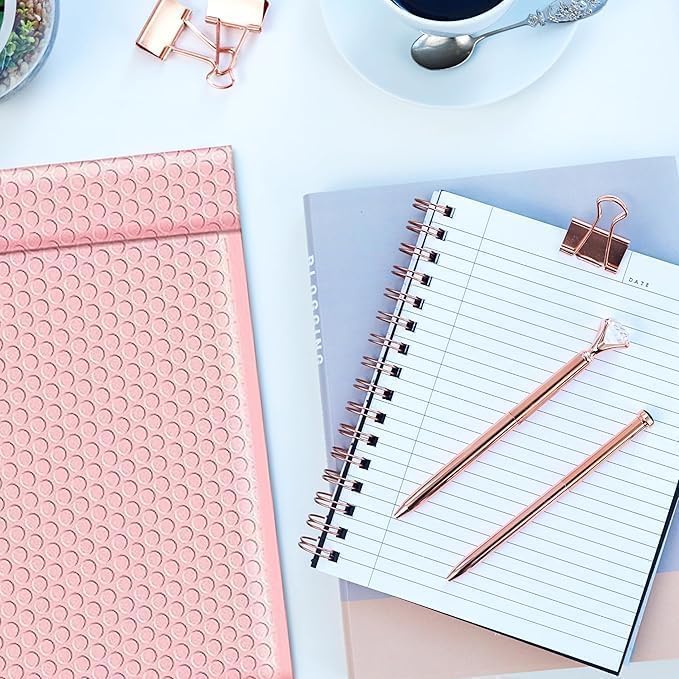 Light Pink 12.5x19.5 Inch Large Poly Bubble Mailers #6 | Padded Envelopes with Self Seal | Air Lined Cushioned Bubble Mailer | Usable Size 12.5x15 | 100 Pack Bulk | Lightweight shipping Bags