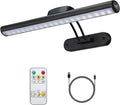 MIOBLUE Wireless Picture Light with Remote, Rechargeable Battery Art Display Light with Remote Control, Dimmable/Timer Off Painting Light, 3 Lighting Modes Full Metal Dartboard Lights (Silver-1Pack)