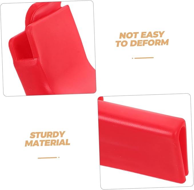 Toyvian Grocery Cart Front Bumper Protector Strip Plastic Edge Guard for Shopping Cart Safety Easy Install Anti-Impact Replacement Accessory for Supermarkets