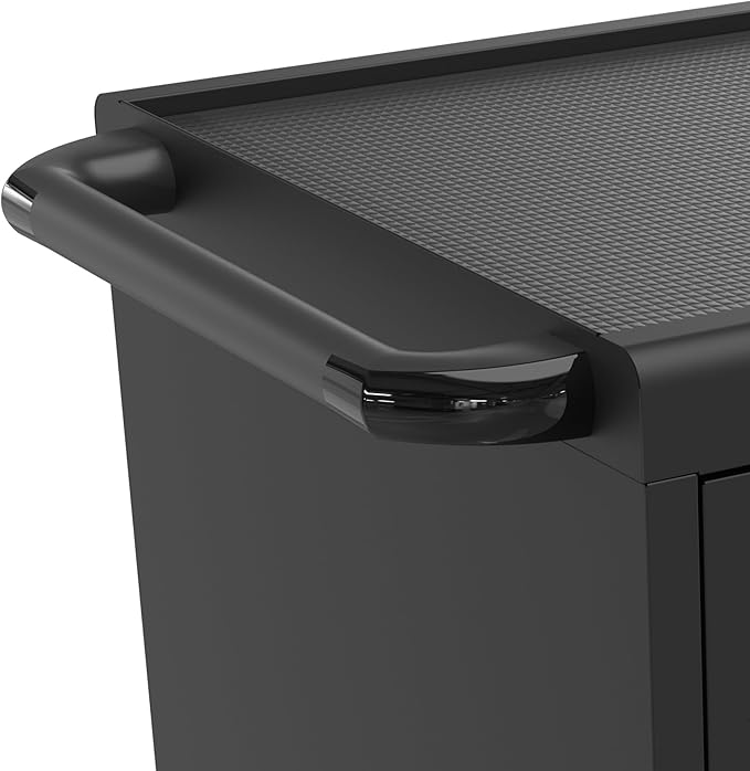 Laptop and Tablet Charging Cart, 45 Unit Device Mobile Charging Station for Chromebook, Tablet, Laptop, with Charging Port Screen Size Up to 16.3", Suitable for Office, Classroom, etc (Black)