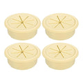 uxcell 4 Pcs Desk Grommet, 1.97 inch 50mm Desk Cable Hole Cover Wire Hole Insert for Home Office Table Cabinet Cord Organizer, Beige