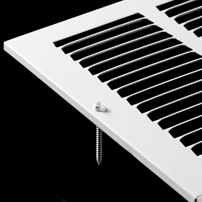 30x10 Return Air Grille(Duct Opening Size),Air Return Vent Cover,Flat Vent Cover,Rejillas De Aire Acondicionado Para Casa,Return Air Grilles,Outer Dimensions:31.75"Wx11.75"H(30"W x 10"H, Duct Opening)