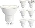 BUBO GU10 LED Bulb 6W Equivalent 50W, 4000K Cool White 650 Lumens, Non-Dimmable GU10 Bulb Replacement for Track Lighting, MR16 LED Bulb for Kitchen, Range Hood, Living Room, Bedroom, 6 Pack