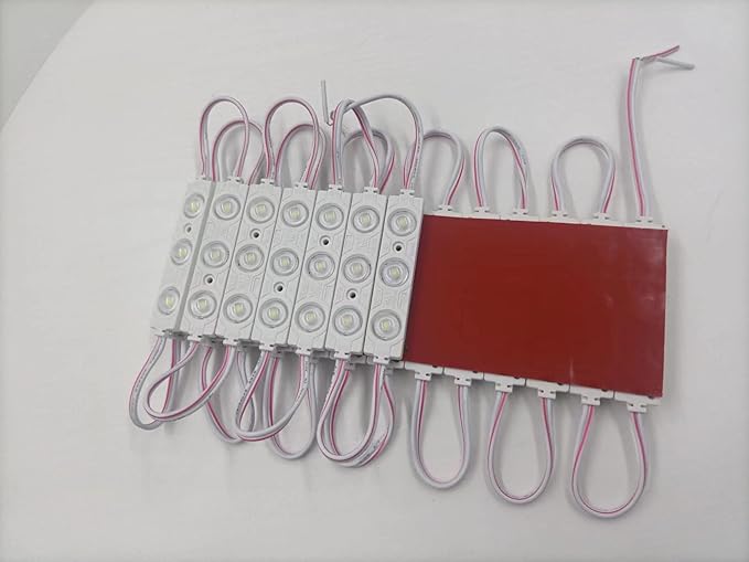 200 PCS LED Module Warm White 3000K 1.32 W 12V Injection LED Sign Module with Tape Adhesive Backside