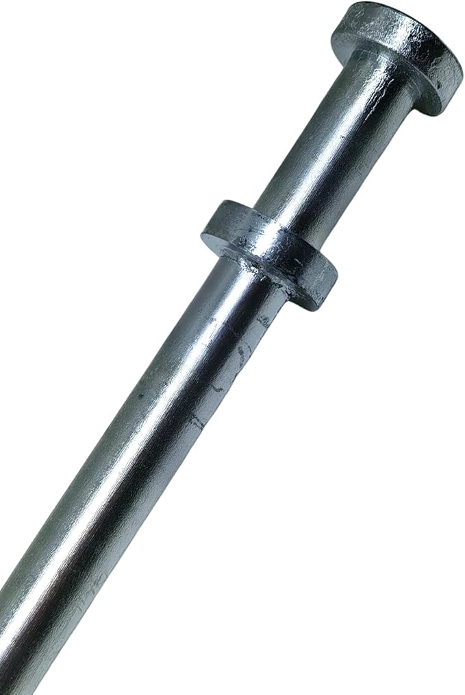 Double Head Tent Stakes - Heavy Duty 1045 Steel Heat-Treated Ground Spikes, Forged Geometric Sharp Tips for Stronger Hold, 0.79”(20mm) Diameter, 4-Pack (16 in)