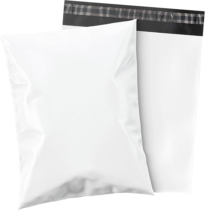Shop4Mailers 12x15.5 Heavy Duty Thick Large Shipping Poly Mailer Bags, Waterproof and Tear-Resistant Postal Package Envelopes 3 Mil, Permanent Adhesive Seal (1000 Pack)