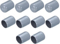 uxcell 10pcs Rubber End Caps 19mm(3/4") ID Vinyl Round End Cap Cover Screw Thread Protectors, Grey