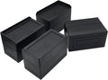 Bed Risers, Furniture Raise Blocks, 3 inch Stilts Heavy Duty for Bed Couch Desk Sofa Table Lifts, Furniture Legs Lifters Support up to 1300 Lbs (Black, 4 Pack Set)