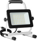 UFOND 4000 Lumen LED Work Light with Stand,40W Waterproof Portable Flood Lights, Worklight Brightness Angle Adjustable, with Switch Power Cord, Suitable for Construction Sites, Garage Workshop