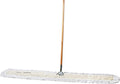 Commercial Dust Mop & Floor Sweeper, 60 in. Dust Mop for Hardwood Floors, Cotton Mop Head, Wooden Broom Handle, Industrial Dry Mop for Floor Cleaning & Janitorial Supplies