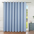 BGment Fashion Sliding Door Curtain 180 X 96 Inches, Wide Thermal Blackout Curtains Room Darkening Room Divider Window Drape, 1 Panel, Spa Blue, 96 Length X Wide 180