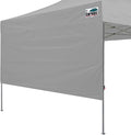 Eurmax USA 10ft Instant Canopy SunWall Canopy Tent Sidewall for Pop Up Canopy Tent,1 Pack Removable Sidewall Only(Grey)