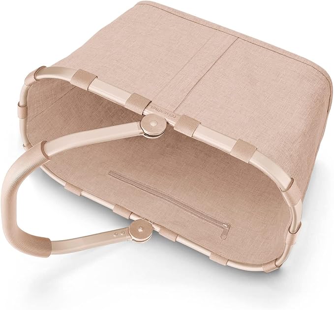 reisenthel carrybag twist coffee - Sturdy shopping basket with plenty of storage space and practical inner pocket - water-repellent