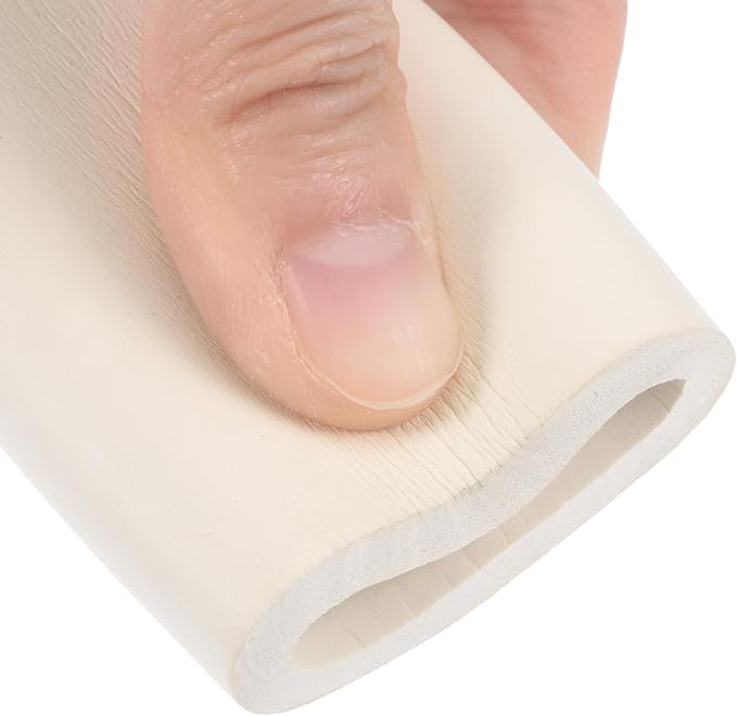 uxcell Foam Tubing for Handle Grip Support, 25mm ID 35mm OD 1m Length White