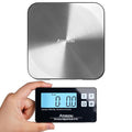 Atogou Food Scale, 33lb Wireless Kitchen Scale with Remote Display, 1g/0.1oz Precise Graduation, Food-Grade 304 Stainless Steel, Digital Food Scale for Cooking, Baking, Postage, Shipping Black&Grey
