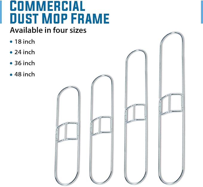 Kleen Handler 18 Inch Commercial Dust Mop Frame (3 Pack)