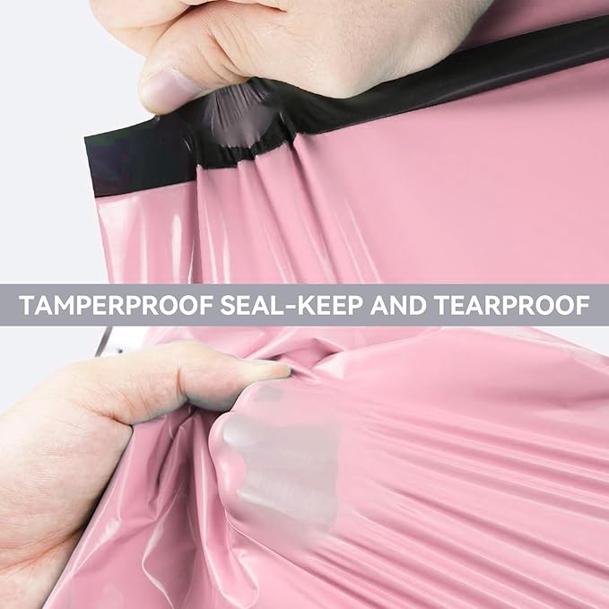 6x9" Poly Mailers 100PCS, 5-Layer Self-Seal Waterproof Shipping Bags for Clothes, Books, Mailing, E-commerce Packaging,Tear-Proof Shipping Envelopes Poly Bags for Business