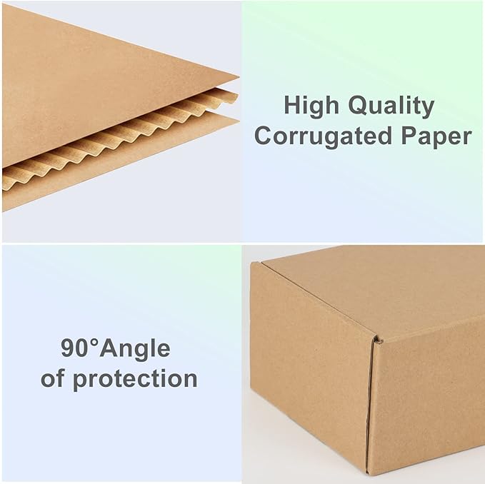 MEBRUDY 7x5x2 Inches Shipping Boxes Pack of 25, Small Corrugated Cardboard Box for Mailing Packing Literature Mailer