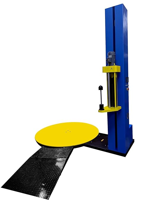 PEC Pallet Wrapping Machine Industrial Shrink Wrap Machines with Built-in Scale (CMJ+RAMP)