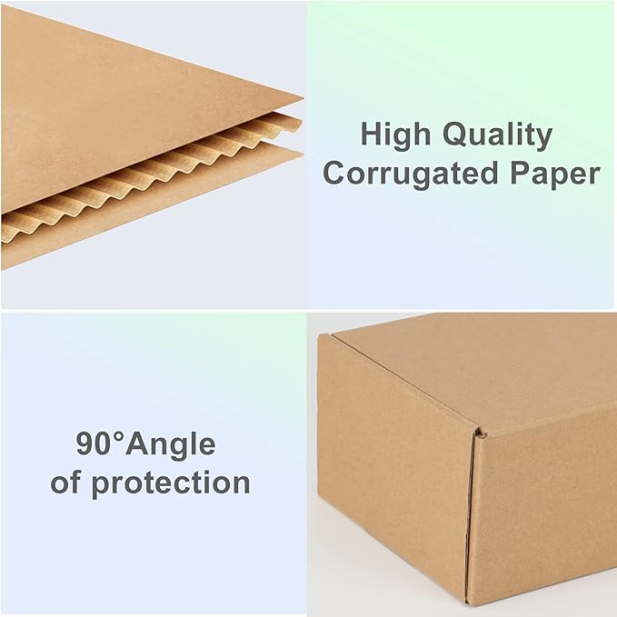MEBRUDY 6x4x3 Inches Shipping Boxes Pack of 25, Small Corrugated Cardboard Box for Mailing Packing Literature Mailer