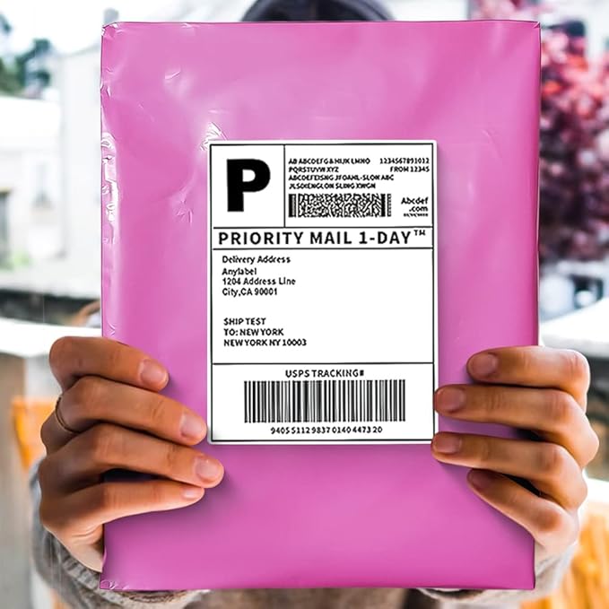 POLYSELLS 2000 pcs 10x13 Inches Pink Poly Mailers Shipping Envelopes, Strong Adhesive Sealing, Waterproof, and Tear-resistant Postal Mailing Bags for Clothing, Books, and Accessories