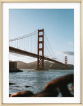 Frametory, 18x24 Metal Picture Frame with Mat for 16x20 Picture & Real Glass, Aluminum Photo Frame Collection (Gold, 1 Pack)