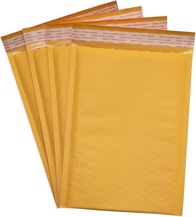 Secure Seal #6 12.5x19 Kraft Bubble Mailers Padded Shipping Envelopes (Pack of 150)
