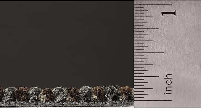 Mohawk Basics 24" x 24" Berber (Loop pile), 0.09" Pile Height, Carpet Tile, PET Fiber, Coffee Color, (24 Tiles), (96 sqft/carton)