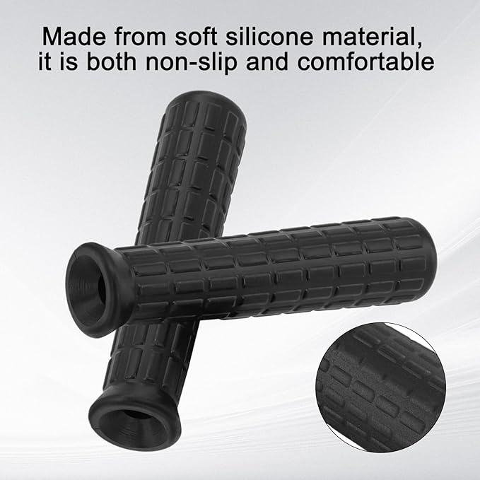 Rubber Handles for Wheelbarrow, 8-42mm Inner Diameter Wheelbarrow Handles Fit Most Wheelbarrows, Wheelbarrow Handle Grips Replacement(114 x 8mm)